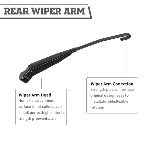 Rear Wiper Arm & Blade Kit,Exact-Fit Replacement for Ford Escape,Mazda Tribute