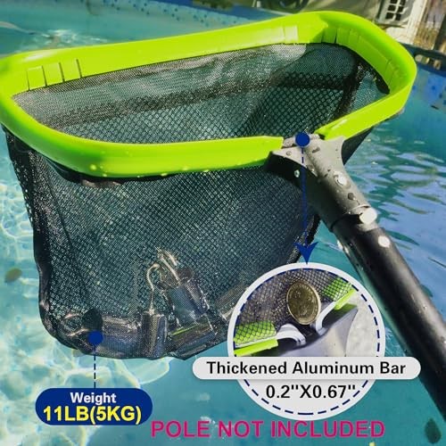 Pool Net,Professional Swimming Pool Leaf 17.5&Prime; Double Layer Regular Mesh