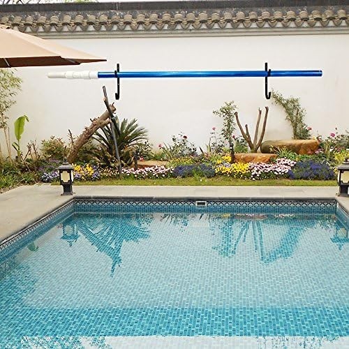 Durable Heavy-Duty Pool Pole Hangers – Multi-Functional 4pc Black Aluminum Set