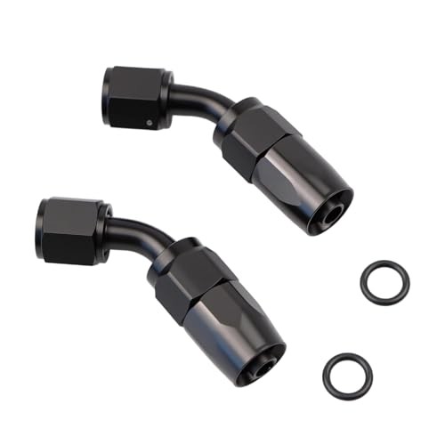 45 Degree Aluminum Swivel Hose End Fitting for Braided CPE Fuel 4AN 45Degree
