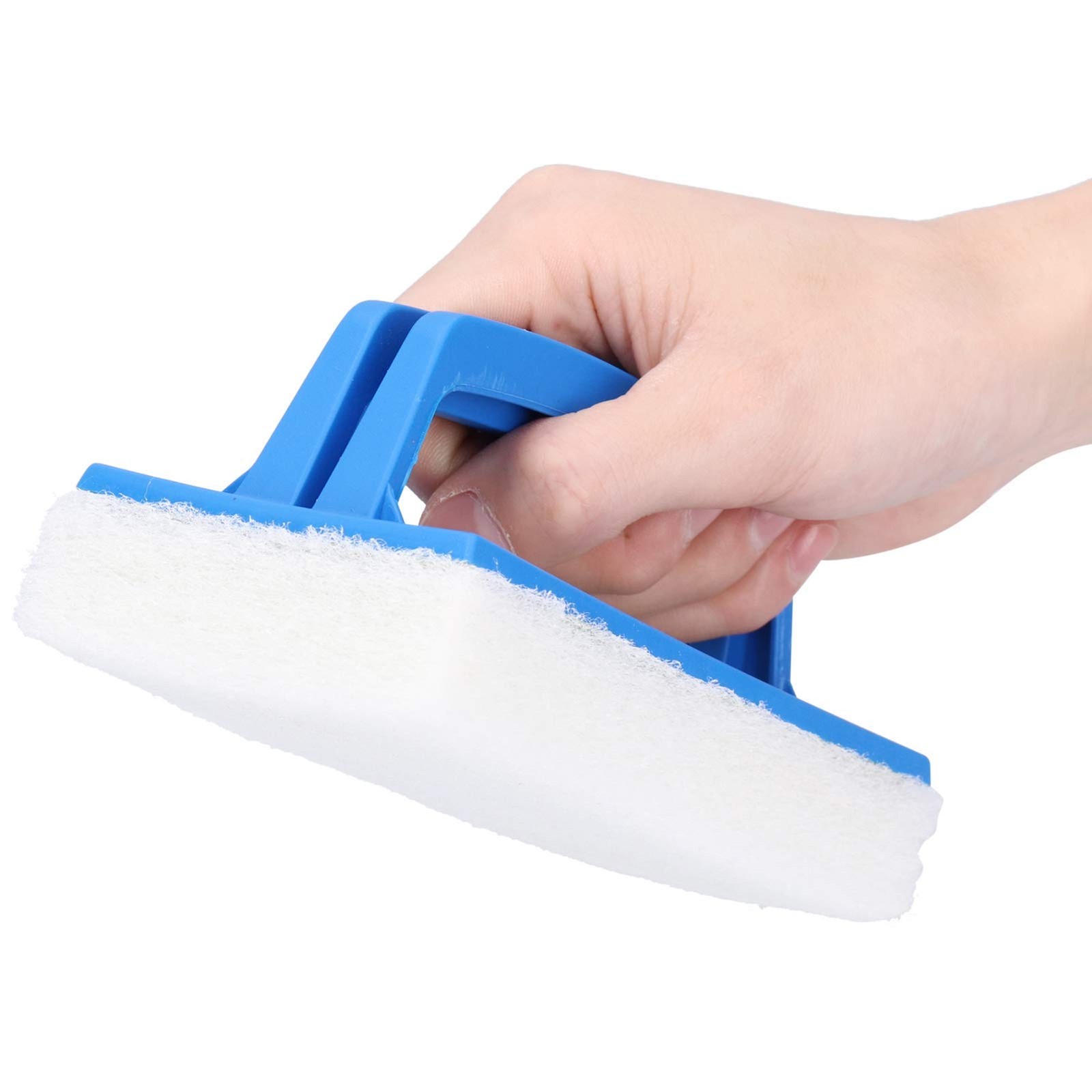 2Pcs Handheld Pool Scrub Brush, Cleaning Sponge Scrub Brush Scouring Pad for …