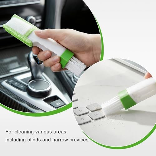 3PCS Mini Duster for Car Air Vent, 3 Arms Automotive Air Conditioner Cleaning