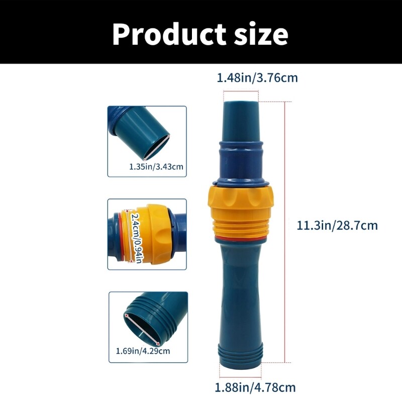 Pool Cleaner Extension W70326 Replacement Part for Home and Commercial Use