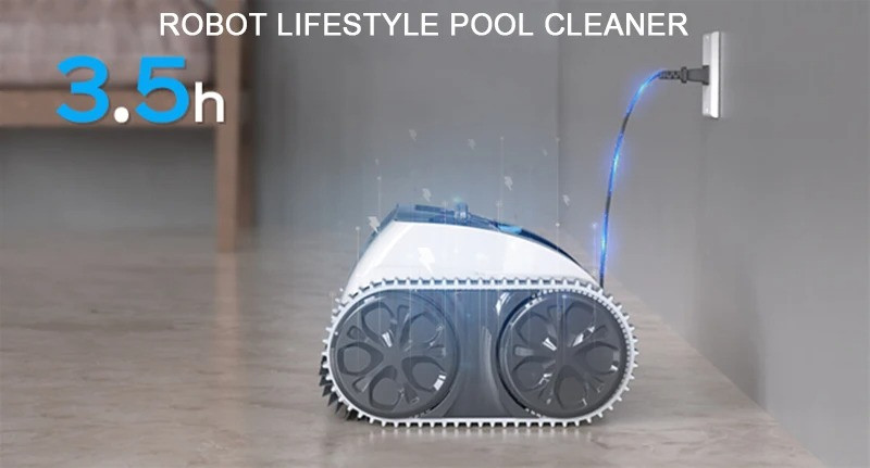 Robotic Swimming Pool Cleaner Wireless Automatic 3312 PRo Wifi App Control More