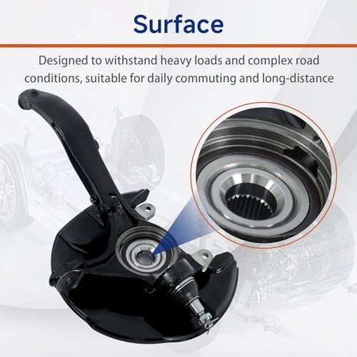 Left Knuckle and Hub Unit Replacement for Accord 2008-2012 Replacement for