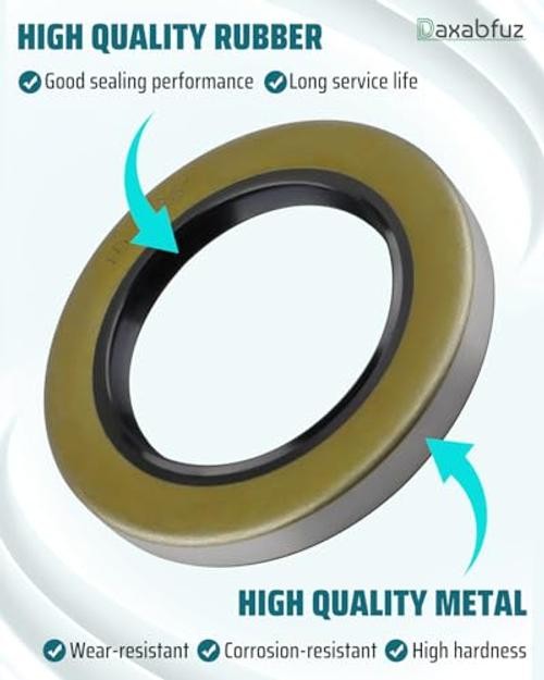 Double Lip Grease Seals Fit for 5200–7000 lb EZ-Lube Trailer Axles and D42