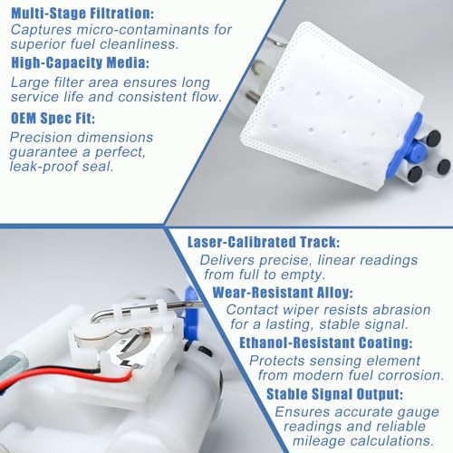 2205502 Fuel Pump Assembly Compatible with 2014-2019 2205502 Polaris RZR