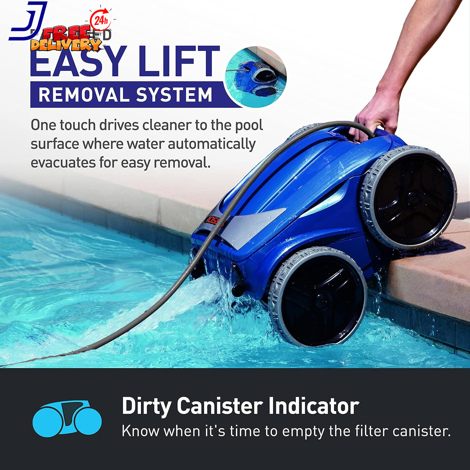 Polaris 9550 Sport Robotic Pool Cleaner Automatic Vacuum for Inground Pools