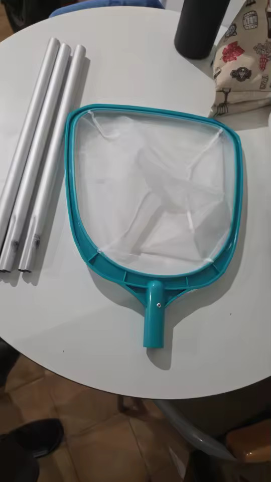 Heavy Duty Pool Skimmer Leaf Rake Net Cleaning Swimming Pool Fine Mesh Netting