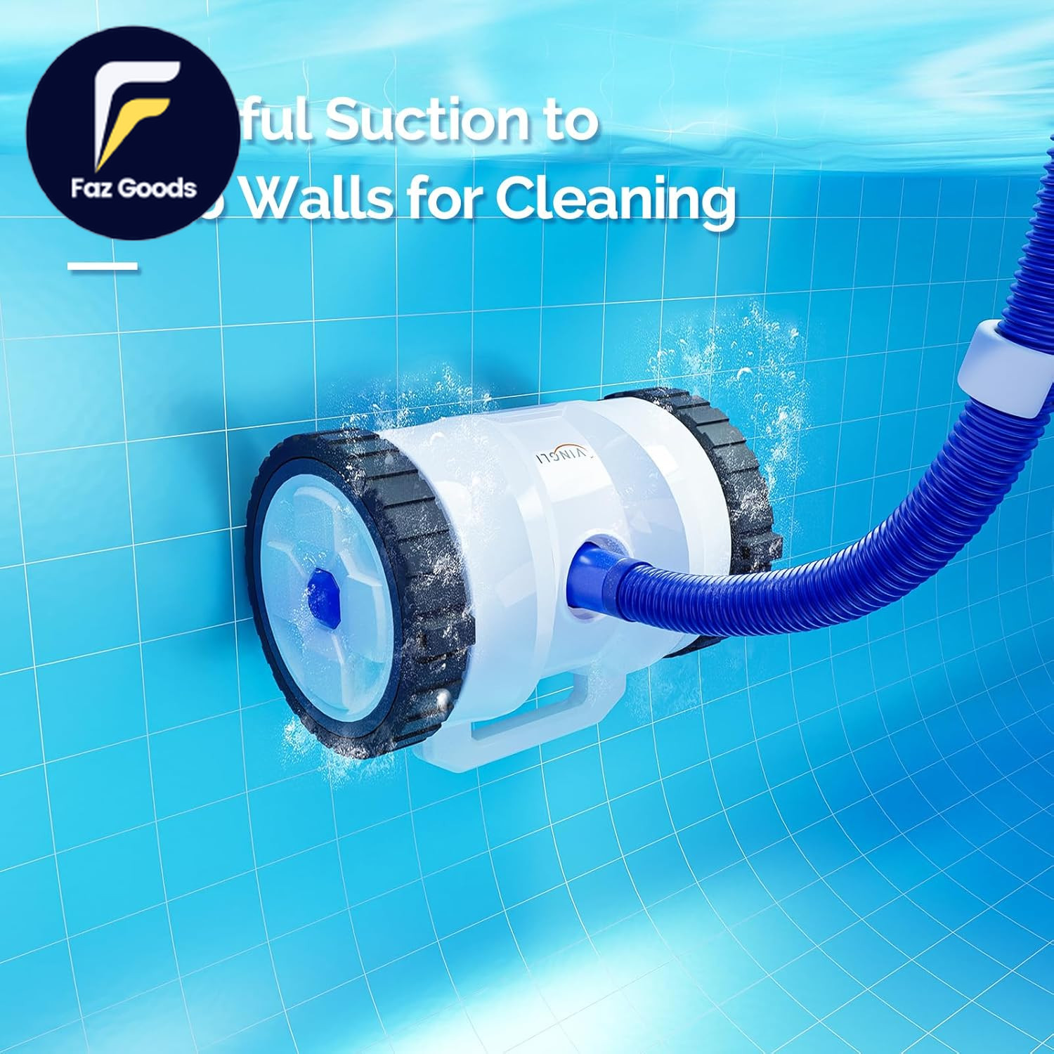 2025 Upgrade Automatic Suction-Side Pool Vacuum Cleaner Powerful Wall-Climbing