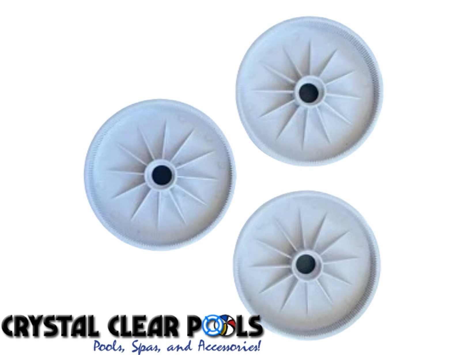 3 Pack Polaris C6 Replacement Large Wheel for Polaris 180/280 Pool Cleaners
