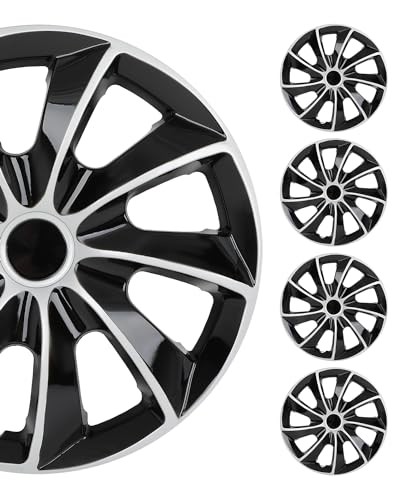 Snap On Hubcap Rim 16 inch Auto Tire Replacement Exterior Cap OEM 16in black
