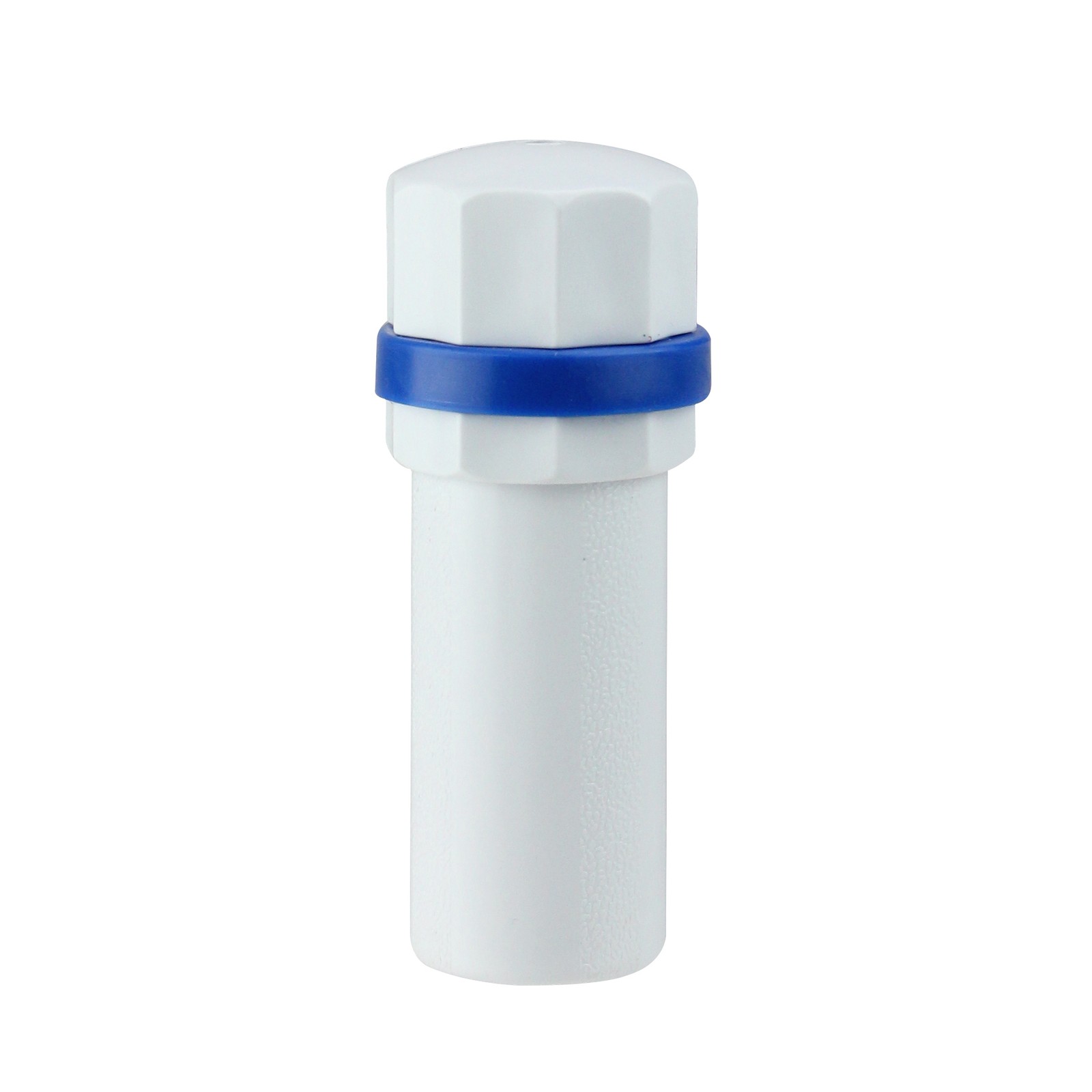Pool Central 1� White Blue Deluxe Handle for Adjustable Telescopic Pool Poles