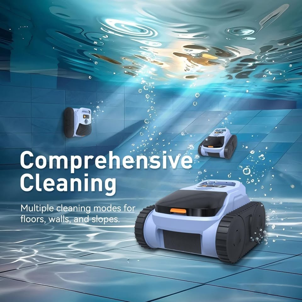 Seauto SAT20PRO Cordless Robotic Pool Vacuum, Pool Cleaner with Sonar Navigation