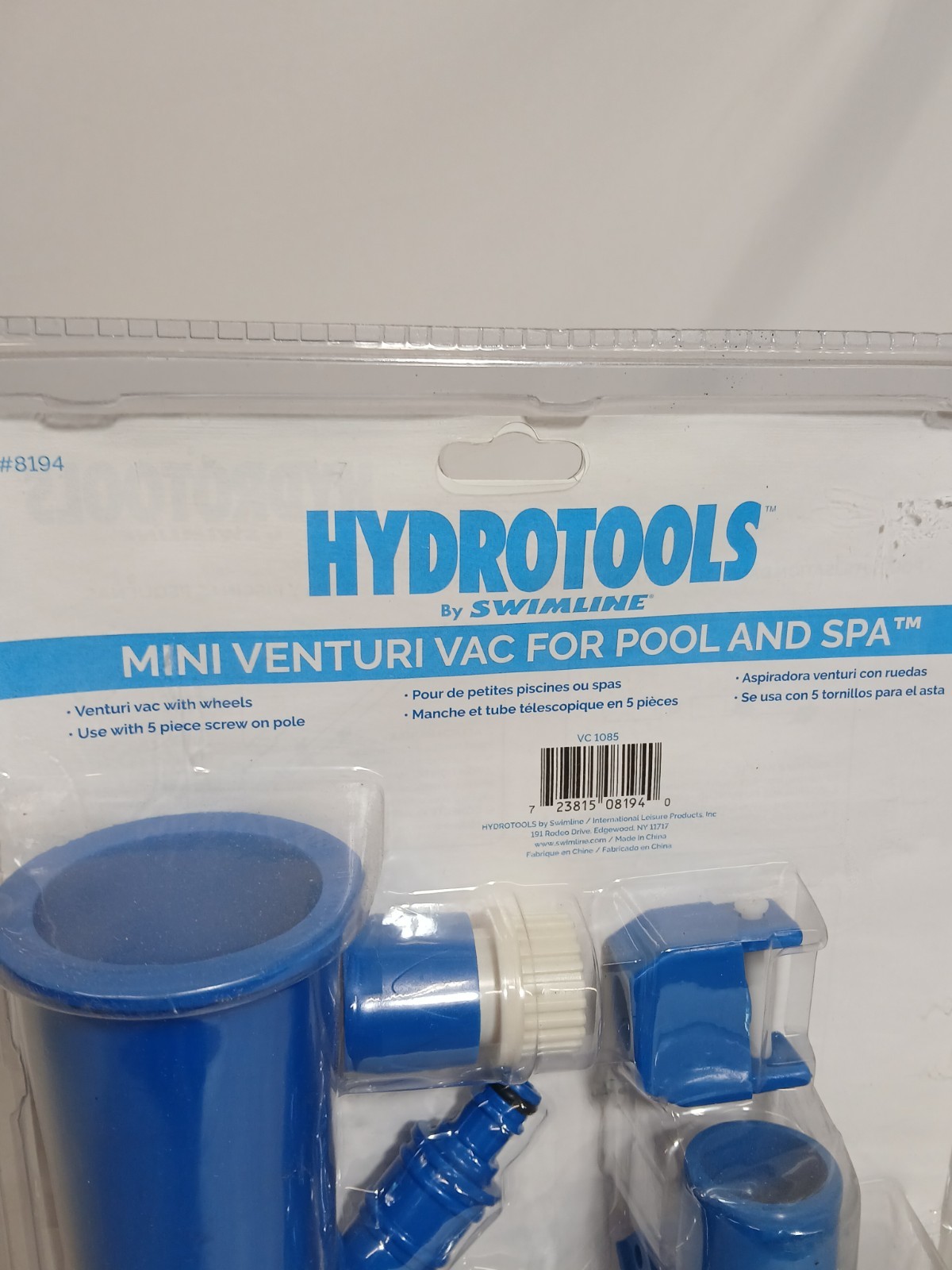 HydroTools by Swimline Mini Venturi Vacuum Pool Spa Cleaner (NEW)