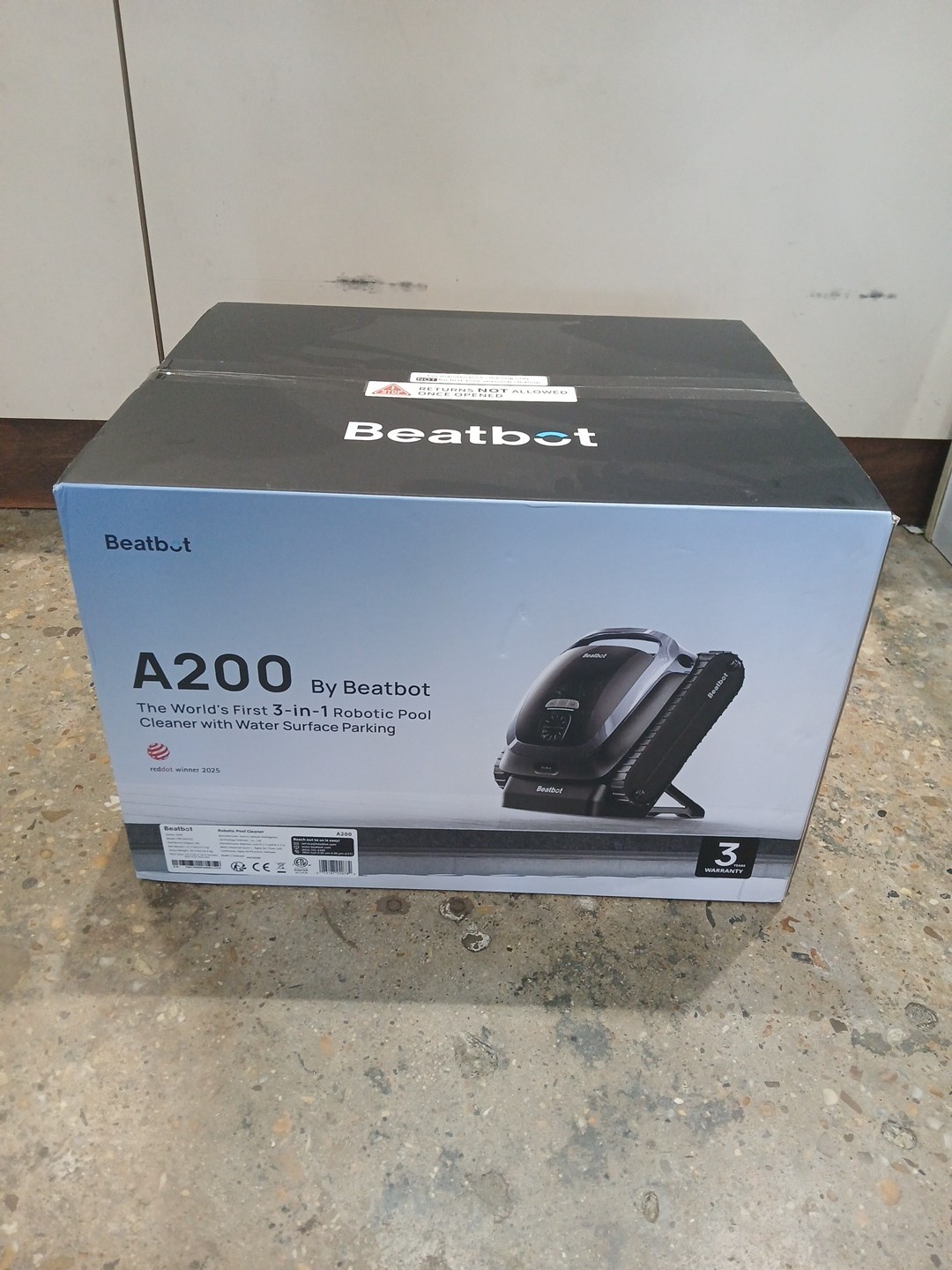 Beatbot A200 3-in-1 Robotic Pool Cleaner Black – New In Box