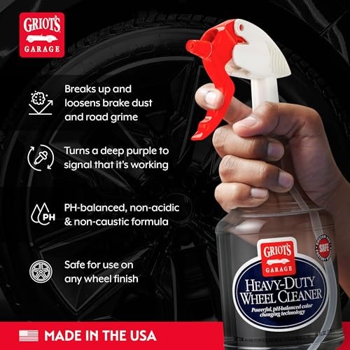 Heavy-Duty Wheel Cleaner for All Wheel Finishes – Breaks 35 Fl Oz – Pack of 1