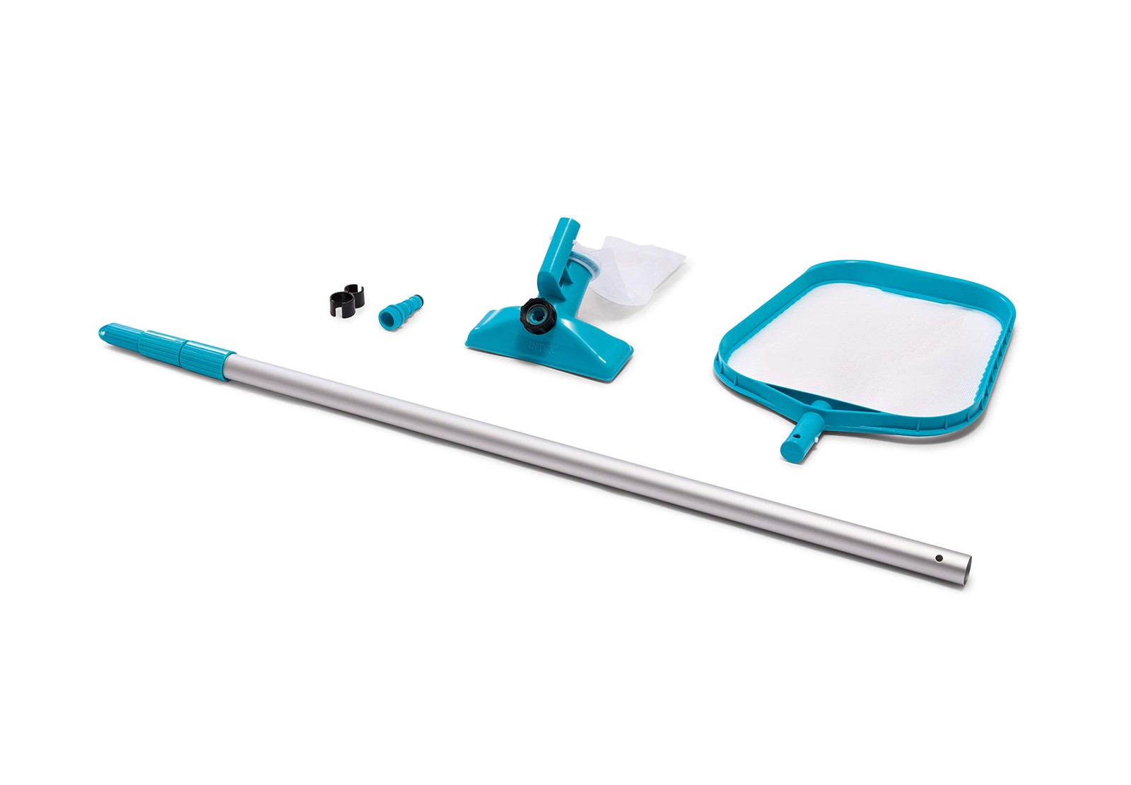 Intex 28002E Cleaning Maintenance Swimming Pool Kit with 1 Pack, Silver/Blue