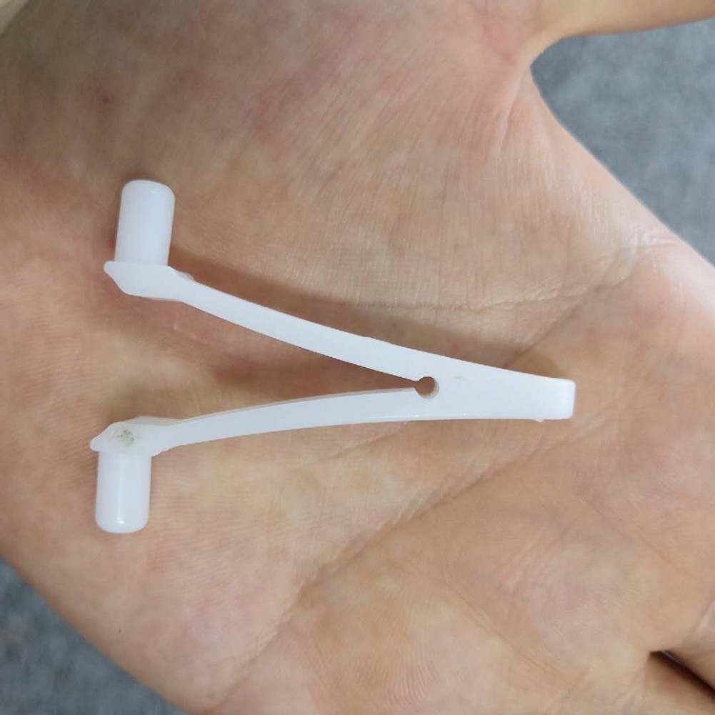 V-clips V Style Spring Clip Cleaning Tool White 4pcs 5.3*4cm Accessories