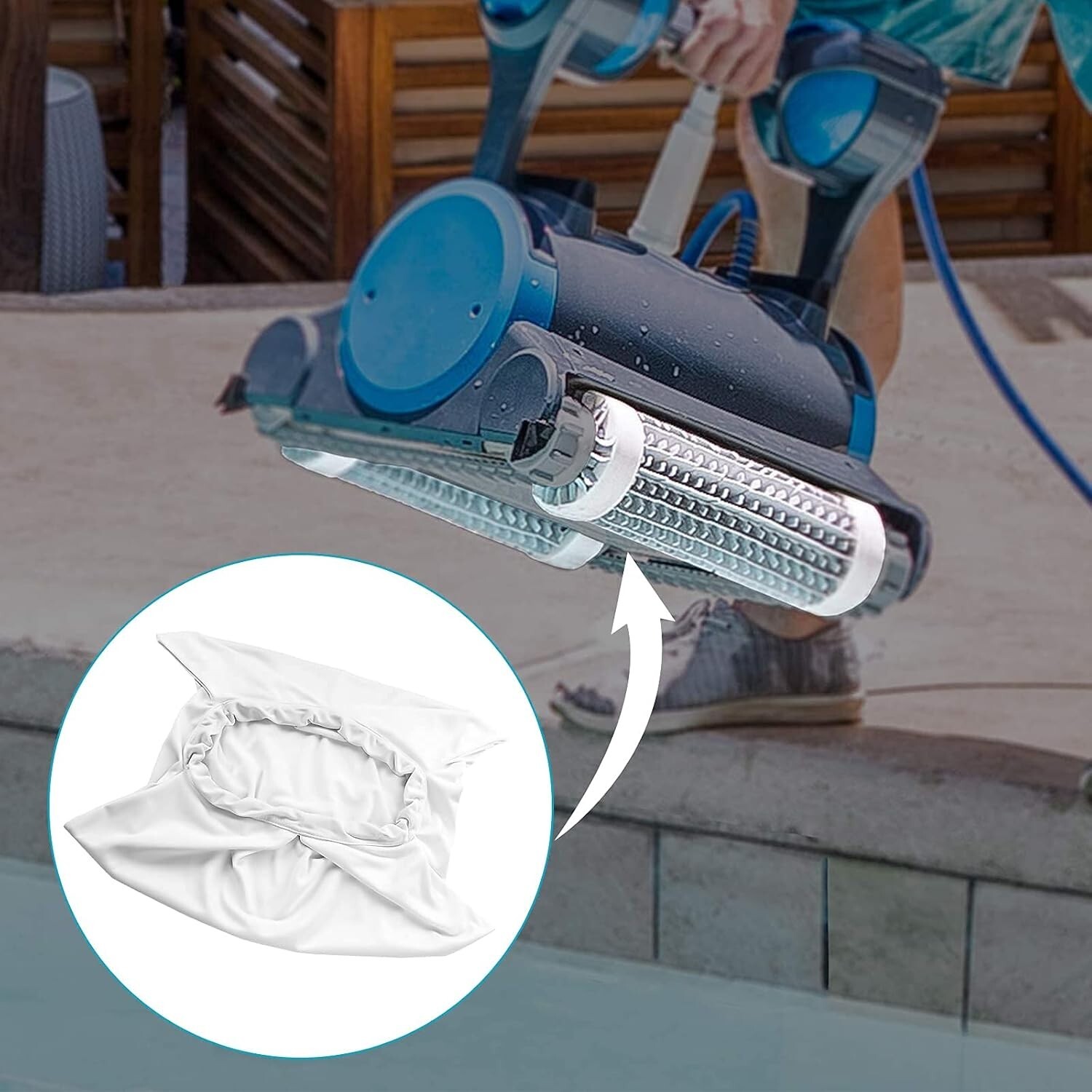 Durable Double Stitched 70 Micron Filter Bag for Dolphin Cleaners – Fast Setup