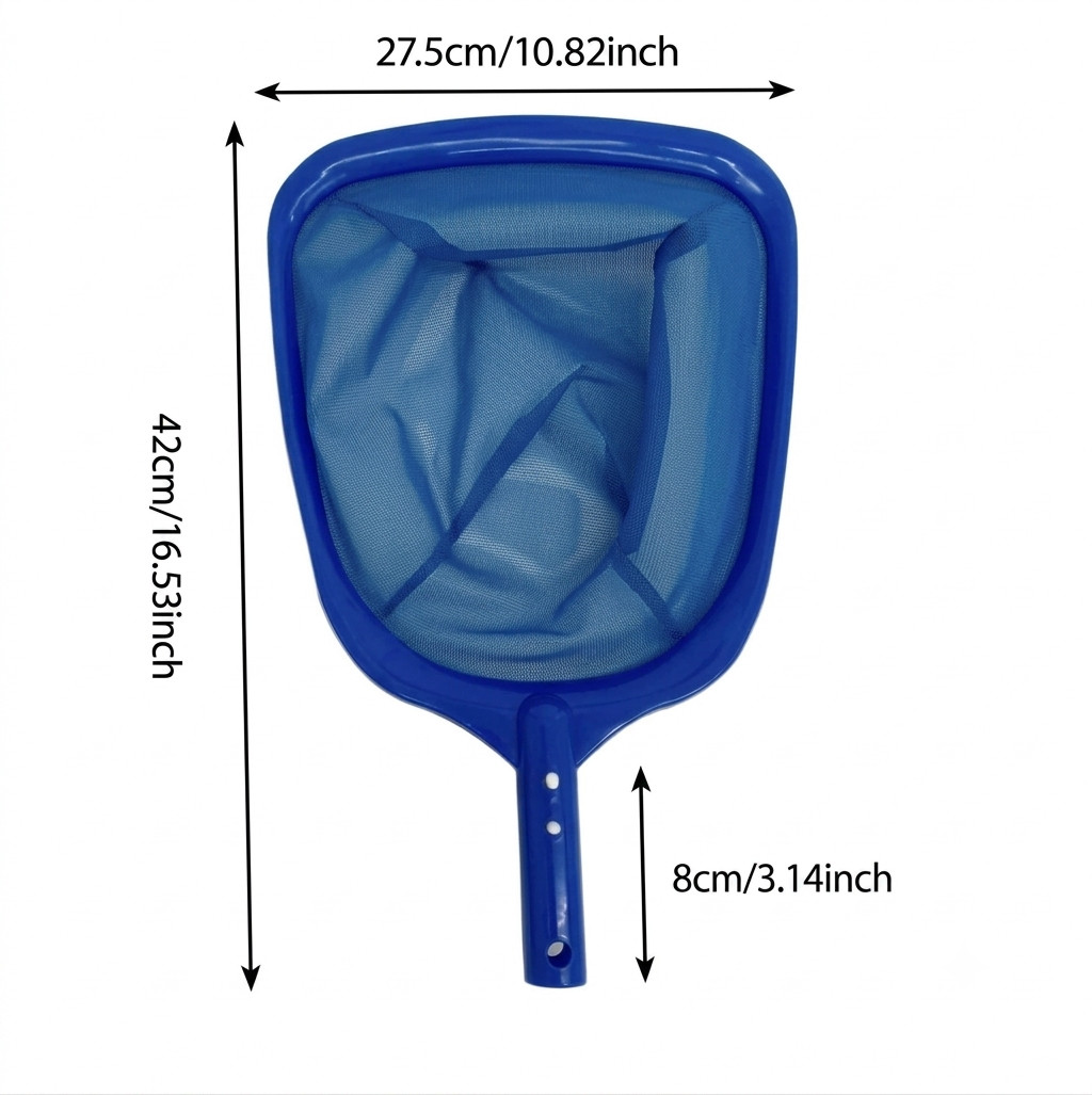 Pool Skimmer Net Leaf Debris Catcher Cleaner Flat Mesh Swimming Pool Tool