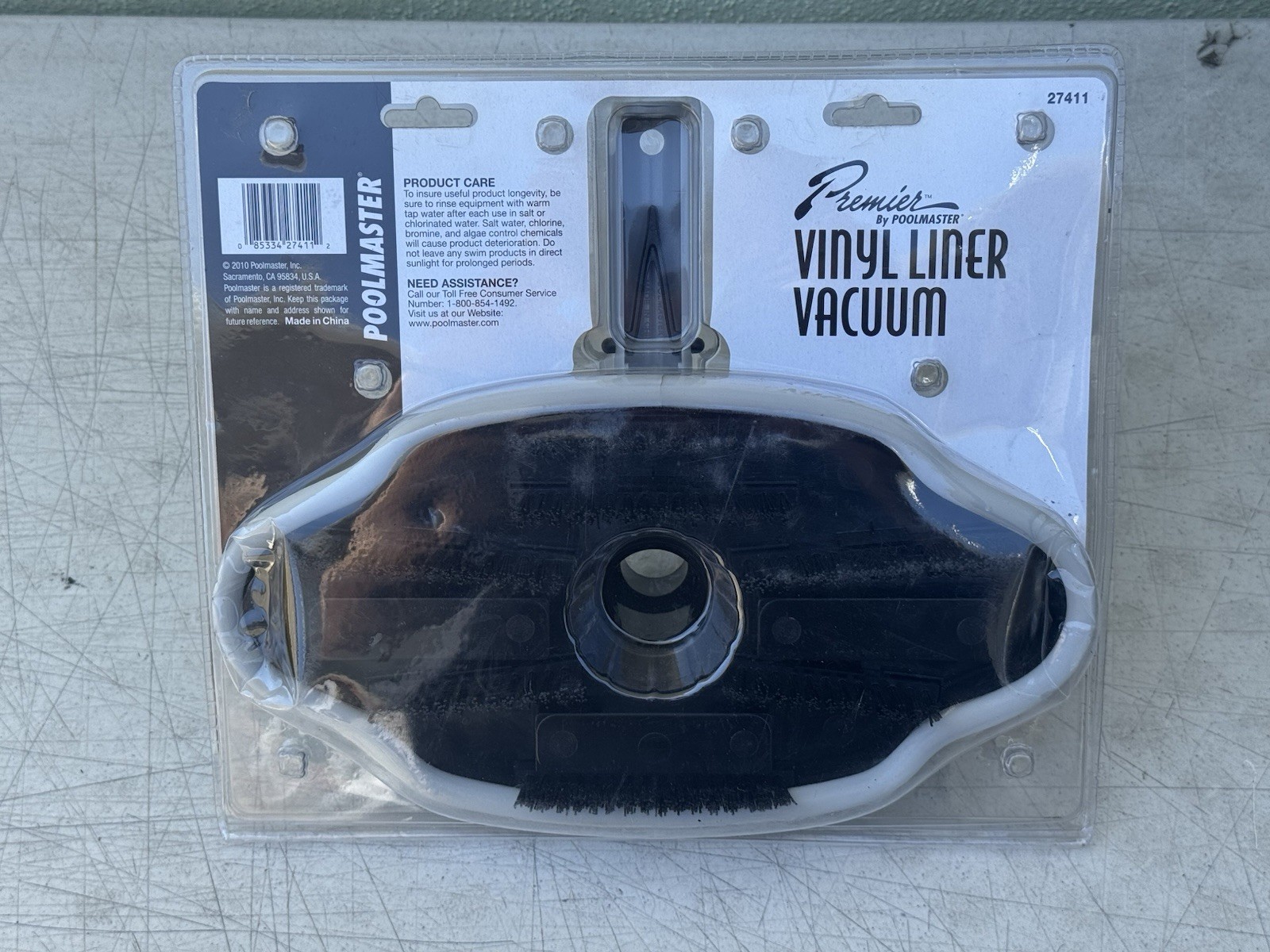 Premier Vinyl Liner Vacuum Head Poolmaster Model No 27411 – BRAND NEW 2010 VTG