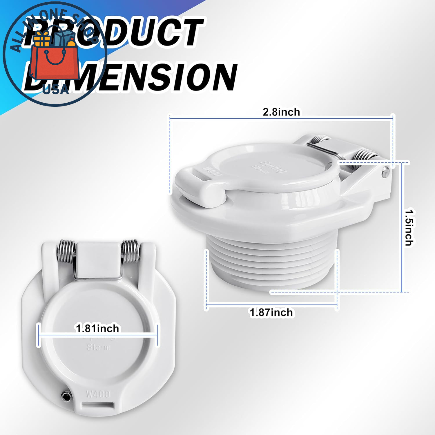 W400BWHP Free Rotating Vacuum Lock for Hayward Navigator Pool Cleaners