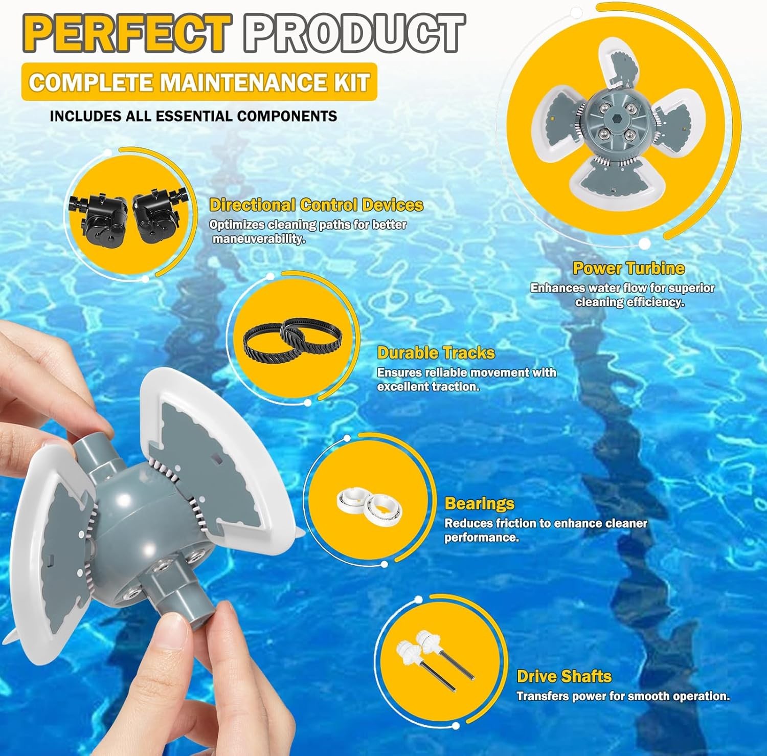 R0796200 Tune Up Rebuild Kit for Zodiac Baracuda MX8 & MX8 Elite Pool Cleaners