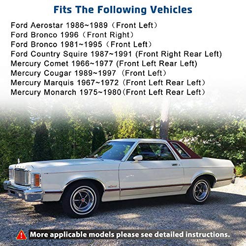 Power Window Lift Motor Replacement Compatible with Ford F150 Front Left Side
