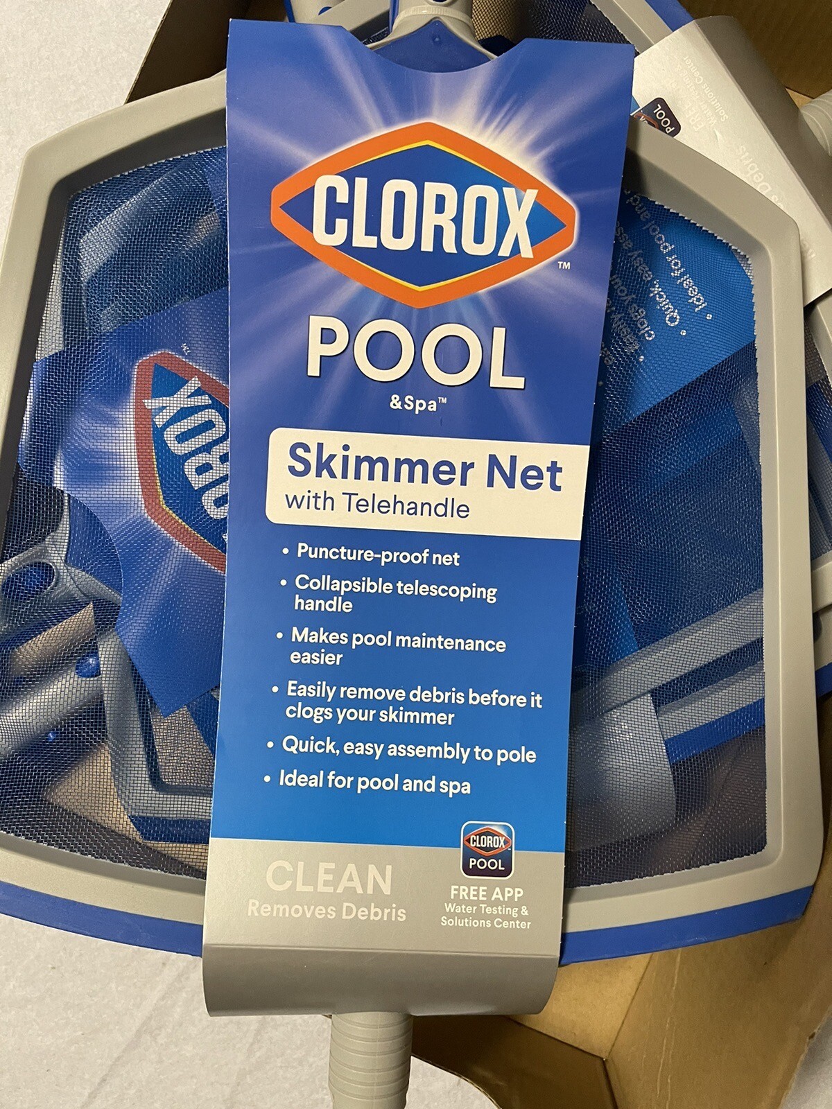 Clorox Pool &Spa Skimmer 4 ft Telescoping Pole for Pools and Spas (set of 4)