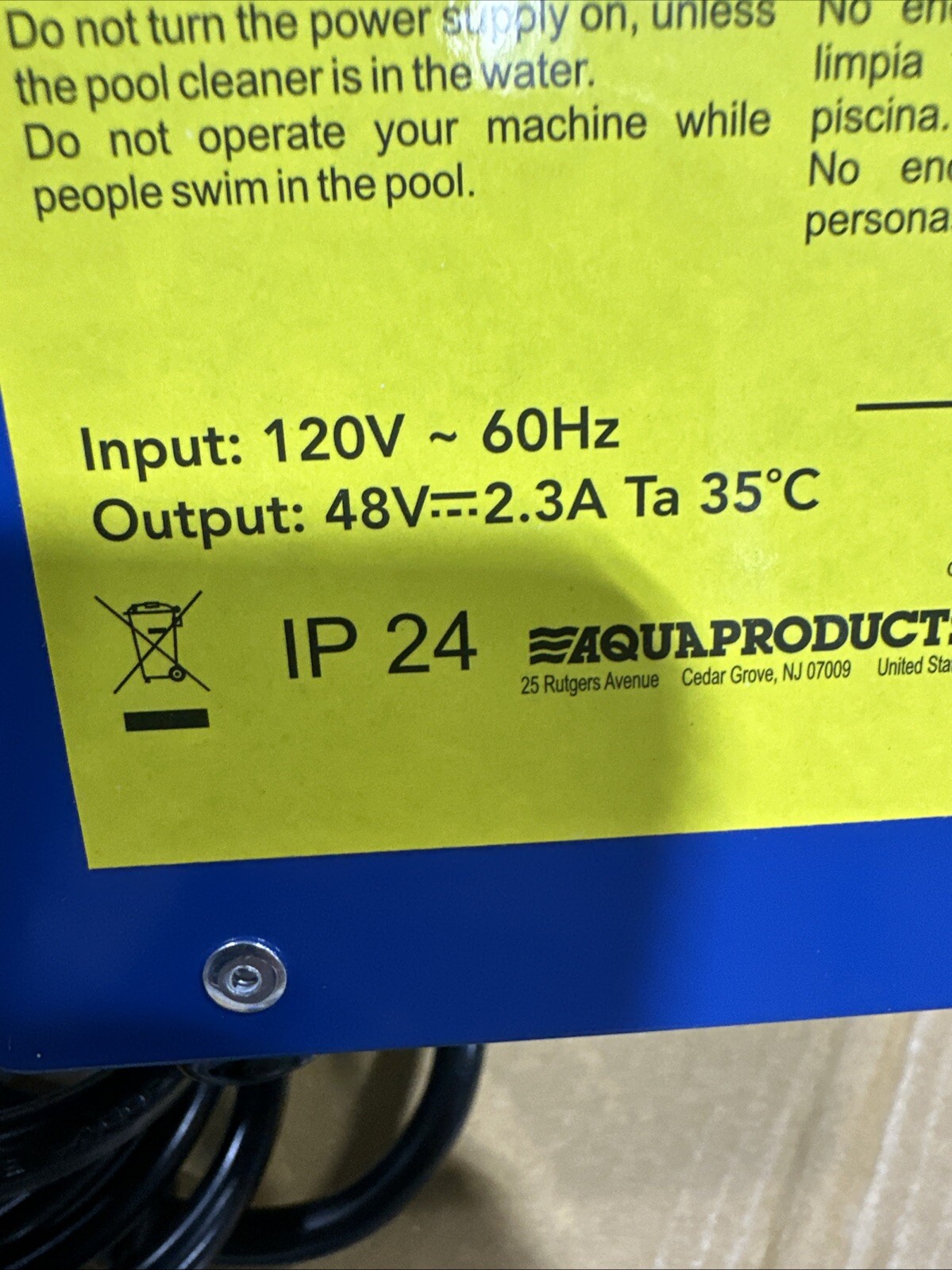 AQUA PRODUCTS AQUABOT ROVER JR POWER POWER SUPPLY MOTOR CABLE KIT OEM 48 VDC NEW