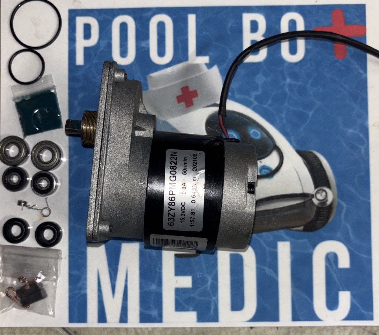 Splapool Gearbox Track Drive Motor Rebuild Kit Repair 63ZY86PMG0822N 202108