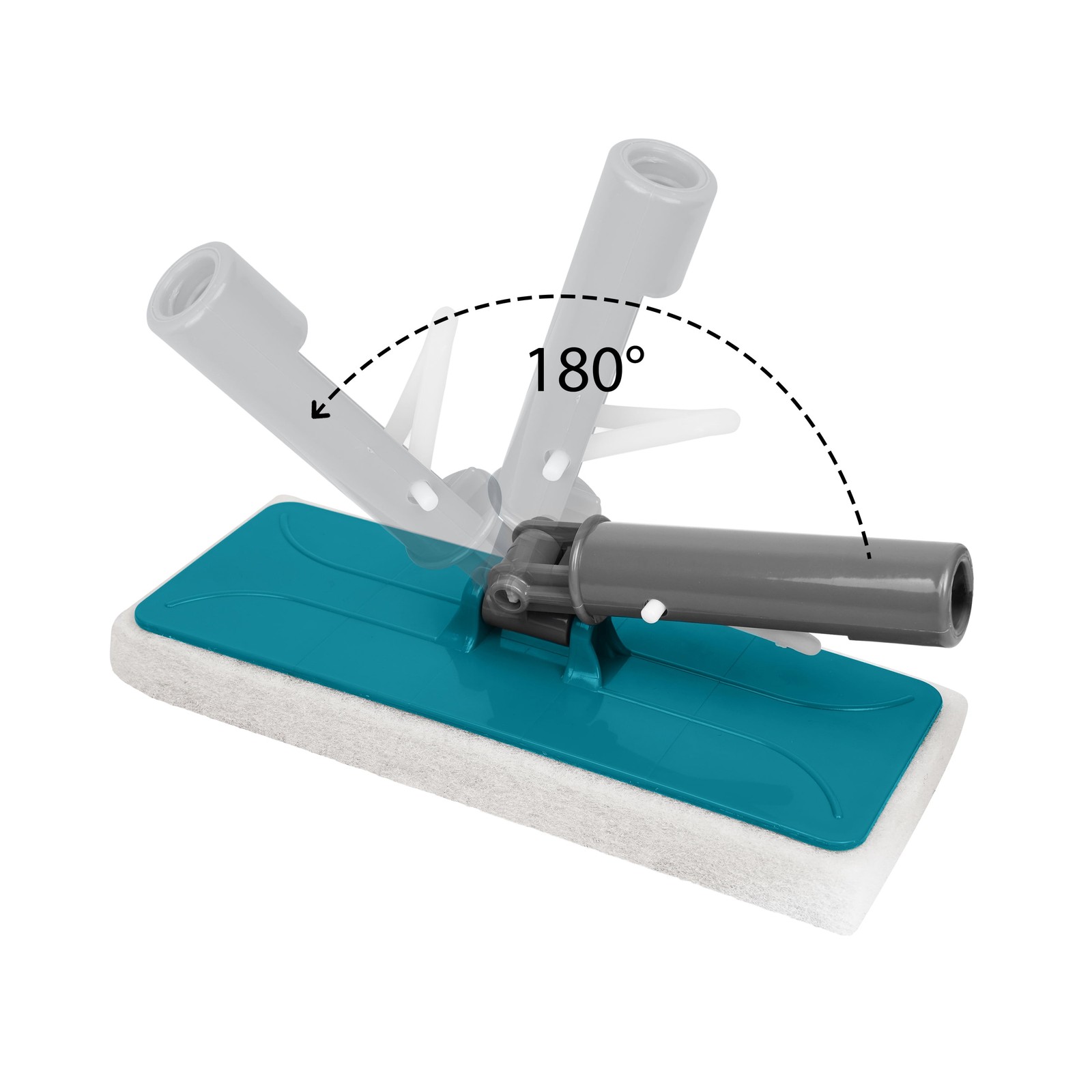 10 Inch Ergonomic Swivel Handle Foam Pool & Spa Cleaning Brush