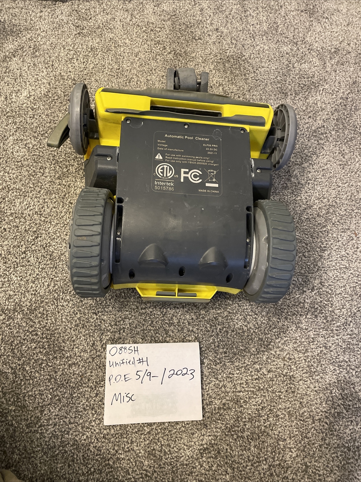 Robotic Pool Cleaner ELF08 Pro, Cordless Rechargeable Residential Pool Cleaner