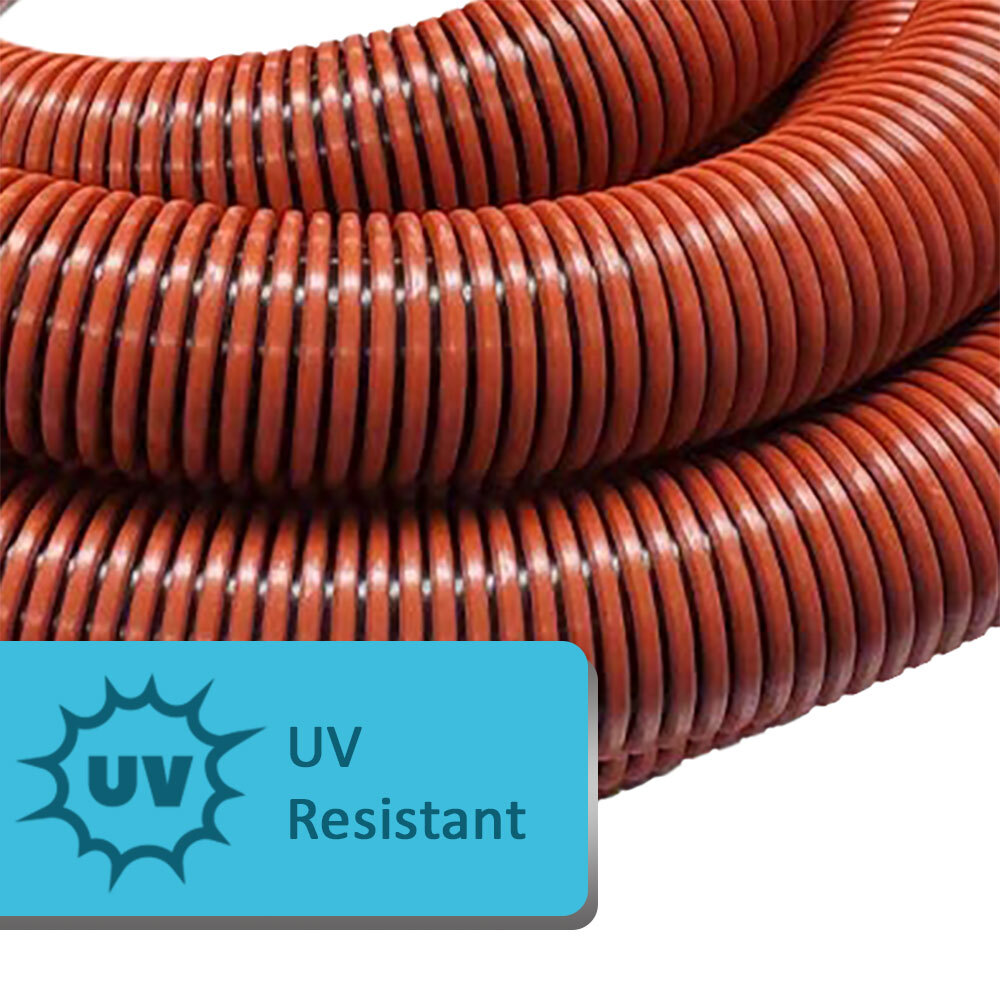 Puri Tech Professional 1.5 Inch x 50 Feet Long Heavy Duty Pool Vacuum Hose 1pk