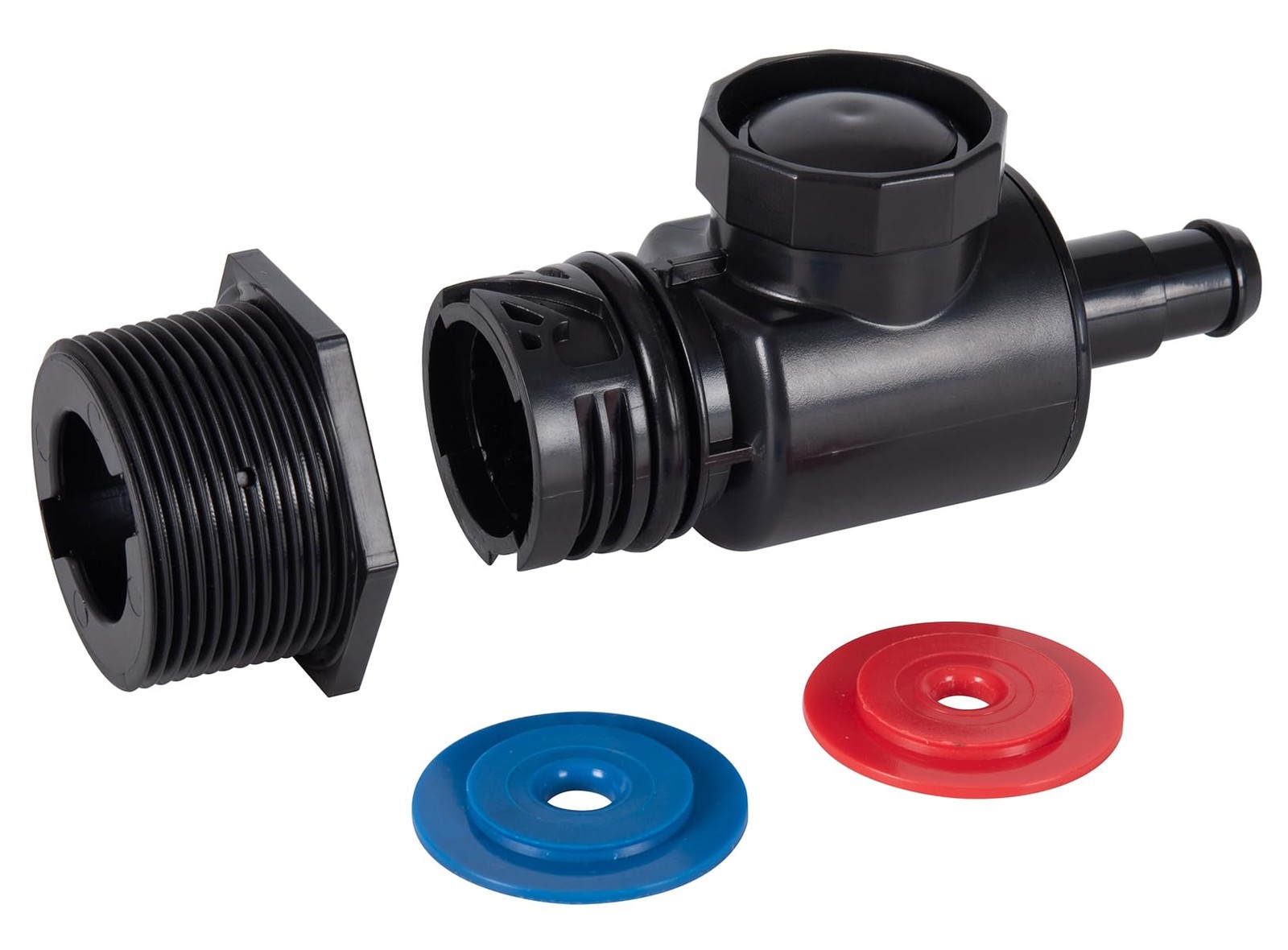 ATIE Pool Cleaner Black Universal Wall Fitting UWF Connector Assembly