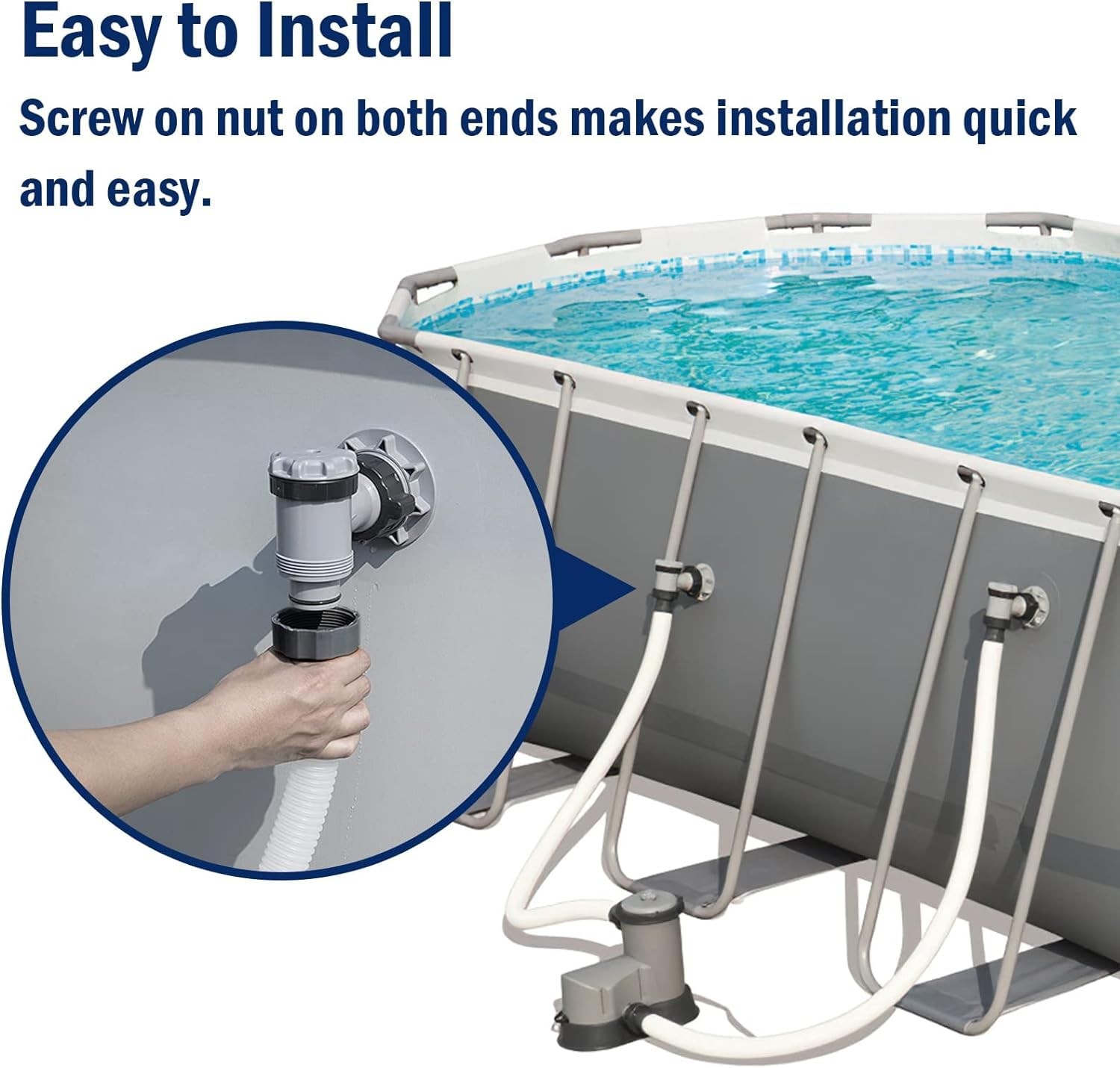 1-1/2 Inch × 59 Accessory Pool Pump 1.5 inches x 59 inches, 1 pack