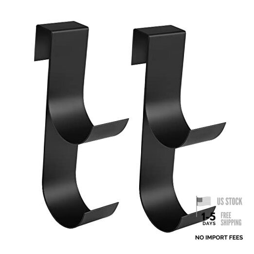 codree Pcs Pool Fence Hooks for Pool Equipment- Black Heavy Duty 2 Black-2
