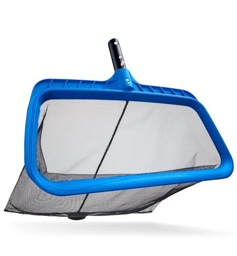 Danny&rsquo;s Pool Products Heavy Duty Pool Skimmer Net Leaf Rake for Cleaning