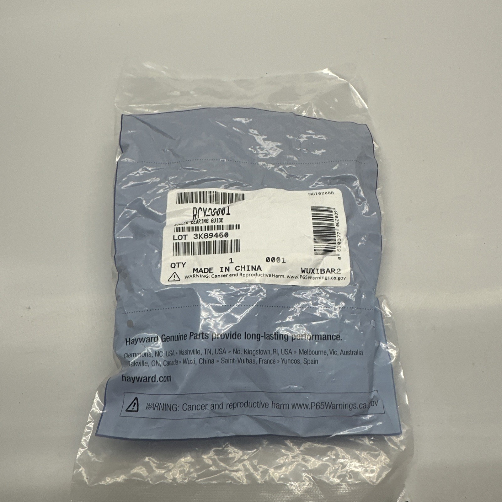 Hayward Tiger Shark RCX26001 Roller Bearing Guide Replacement Parts New