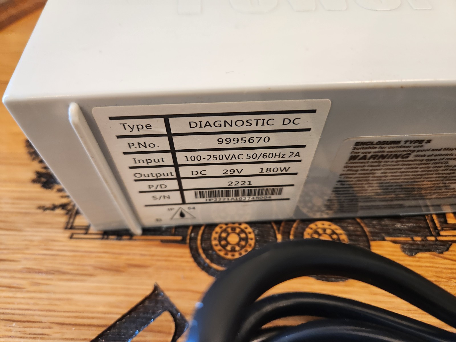 Maytronics Replacement Power Supply for Robotic Pool Cleaner 9995670-US