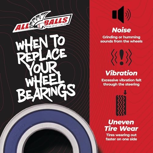 Racing 25-1139 Wheel Bearing Seal Kit Compatible with/Replacement for Yamaha