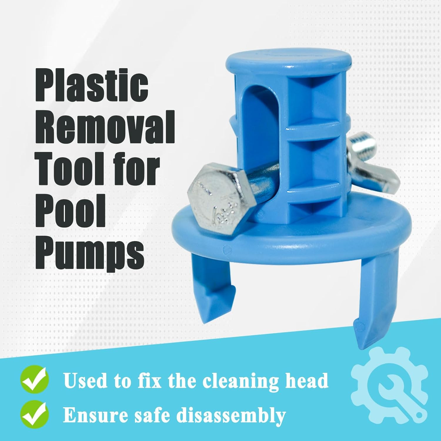 Plastic Removal Tool for Pool Pumps, with Spare Plastic Piece #3-17-8