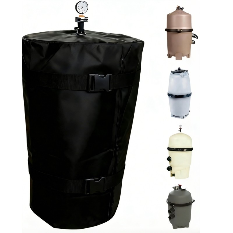 Firm 600D PVC Pool Filter Cover Offers Ongoing Defense For Your Equipment