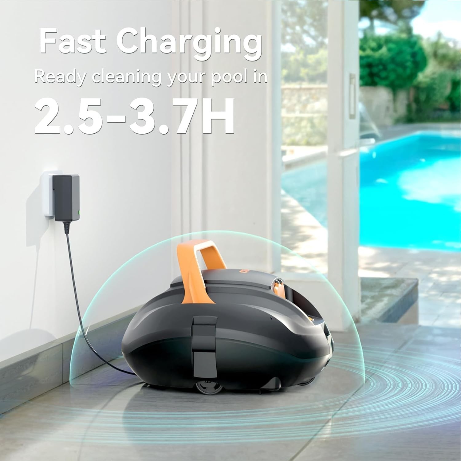 S1 Dual-Motor Pool Vacuum: Lightweight, Efficient & Cordless Cleaning Solution