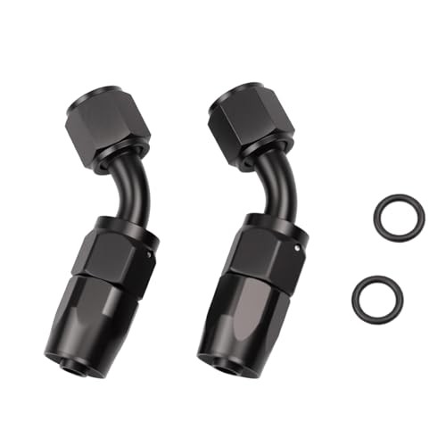 45 Degree Aluminum Swivel Hose End Fitting for Braided CPE Fuel 4AN 45Degree