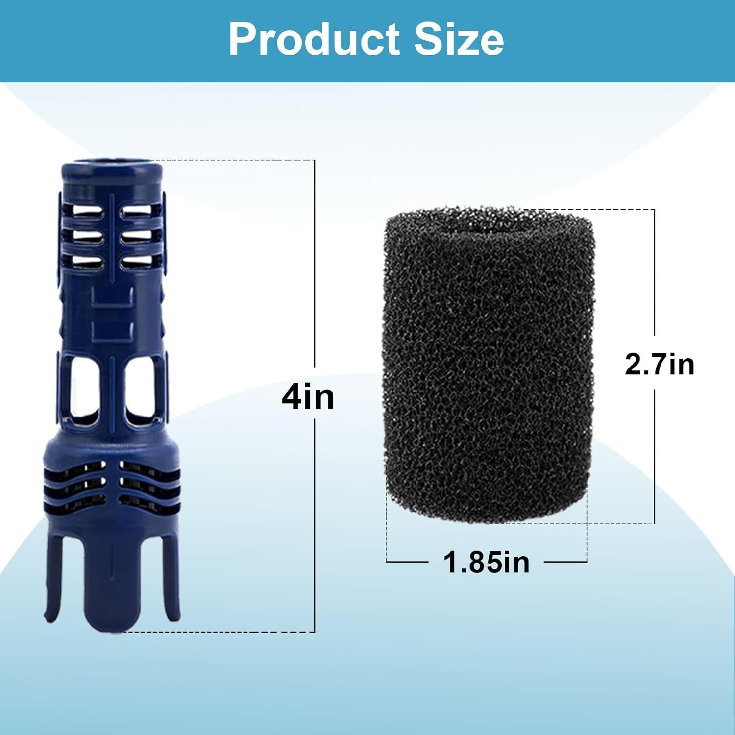 Quick Install Tail Sweep Pro & 10 Foam Scrubber Set for Polaris 180/280/380/360