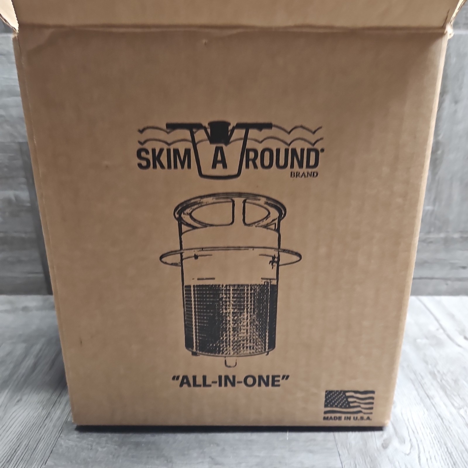 Skim A Round « All-In-One » Pool Skimmer Basket Made In USA