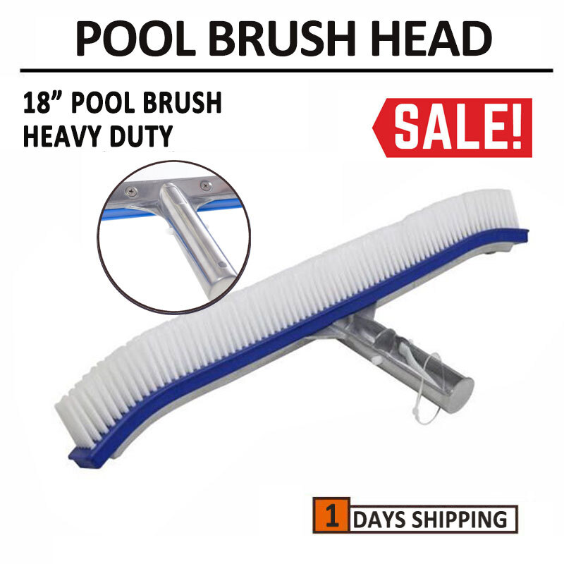 Above Ground Swimming Pool Brush Head Cleaning Accessories Supplies Plastic US
