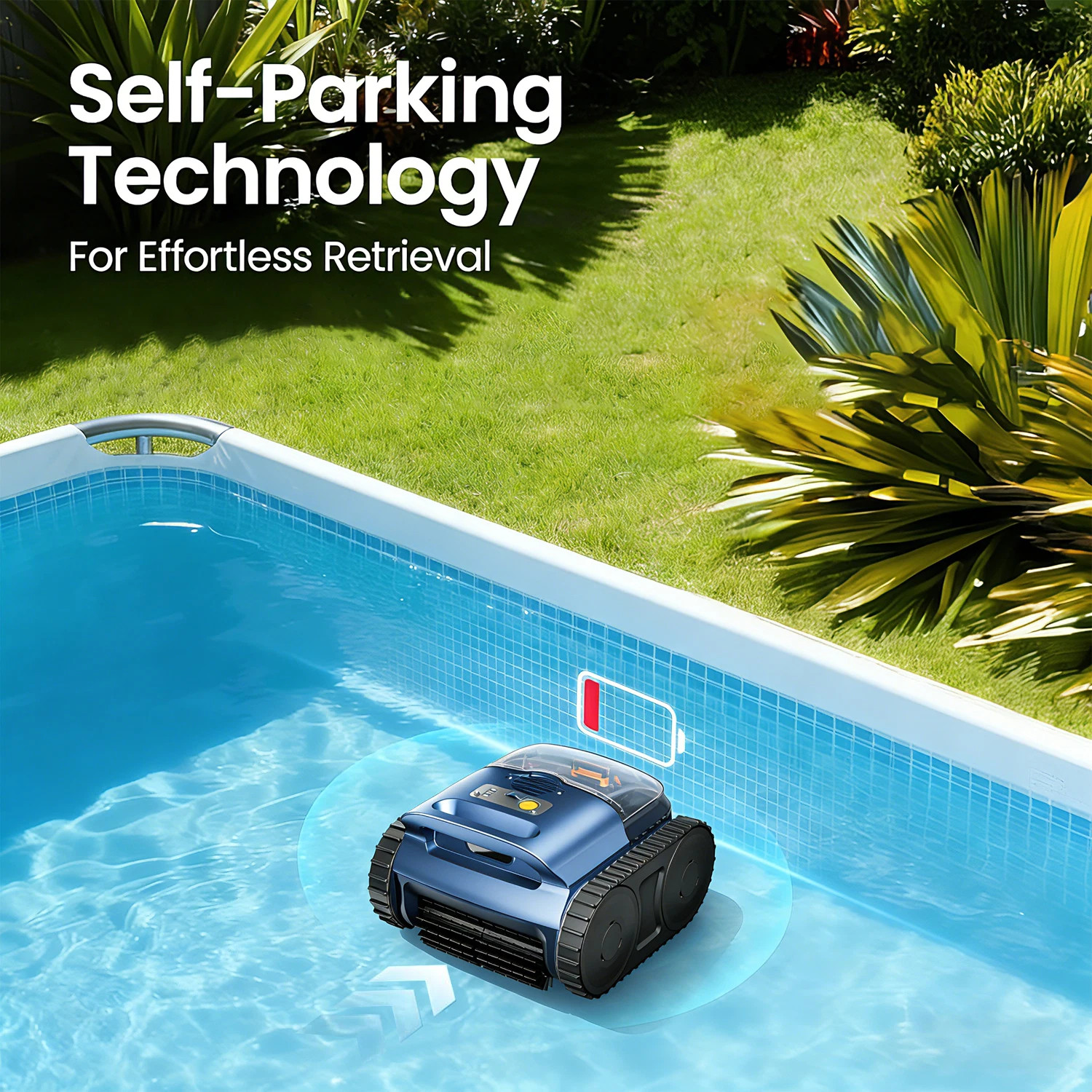 New Automatic Pool Cleaner Wall Climbing Waterline/Wall/Floor Cleaning For Pools